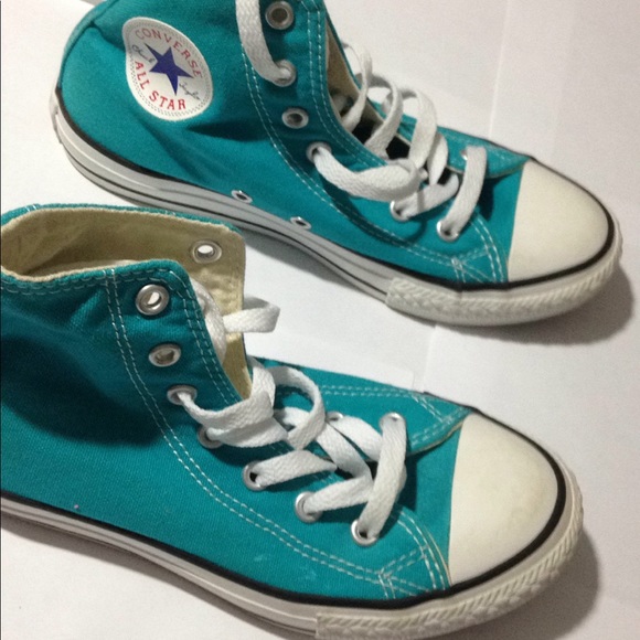 Teal Converse - Picture 2 of 3